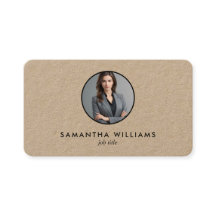 Enkel Anpassningsbar för headshot QR Photo or Logo