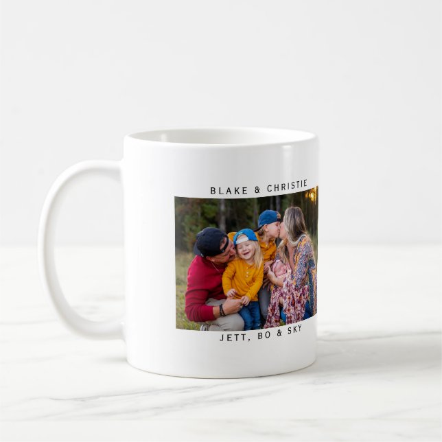 Enkel Anpassningsbar för två foto Kaffemugg (Vänster)