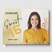 Enkel Anpassningsbar Foto Sweet sixteen Birthday