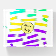 enkel anpassningsbar gult blå vattenfärg lägga til