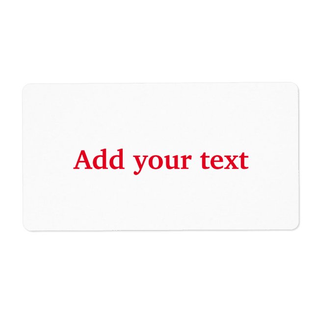 Enkel anpassningsbar med minimal elegant lägg till fraktsedel (Framsidan)