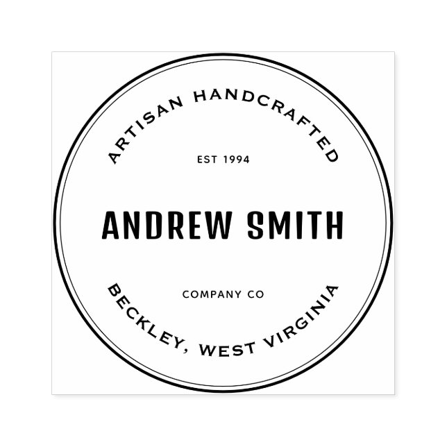 Enkel Anpassningsbar Rubber Frimärke Stämpel (Tryck)