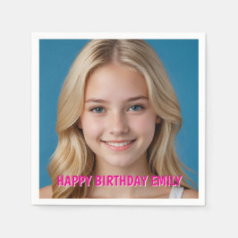 Enkel Anpassningsbar skapar ditt eget foto Pappert Pappersservett