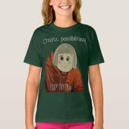 Enkel Ansiktsinspiration Med Möjligheter T Shirt