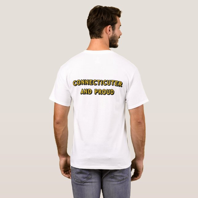 Enkel anslutning och enkel felavkänning t shirt (Hel baksida)