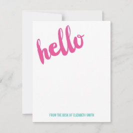 Enkel anteckning om Hej Personlig Stationery Inbjudningar
