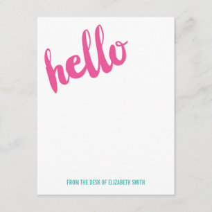 Enkel anteckning om Hej Personlig Stationery Inbjudningar