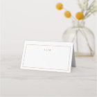 Enkel Antik Guld Monogram Elegant Bröllop