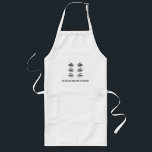 Enkel Apron och Snyggt - Lägg till en personlig pe Långt Förkläde<br><div class="desc">"Enkelhet uppfyller funktionaliteten med den här personligen minimalistplattan. Perfekt för köksmästare, bagare eller någon som kärlek ett rent, modernt utseende ger den här plattan en elegant design som du kan anpassa med din egen text. Oavsett om det är ett namn, ett favoritcitat eller ett personligt budskap blir den här plattan...</div>