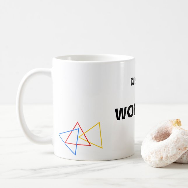 Enkel arbetsstatus kaffemugg (Med munk)