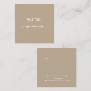 Enkel att dra upp nästa Möte Spa Salon Card Fyrkantigt Visitkort