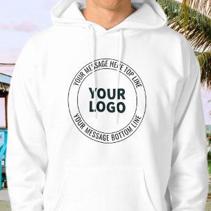 Enkel att ersätta med Logotyp eller bild Hoodie