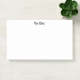 Enkel Att-göra-lista - Anteckningar Post-it Block