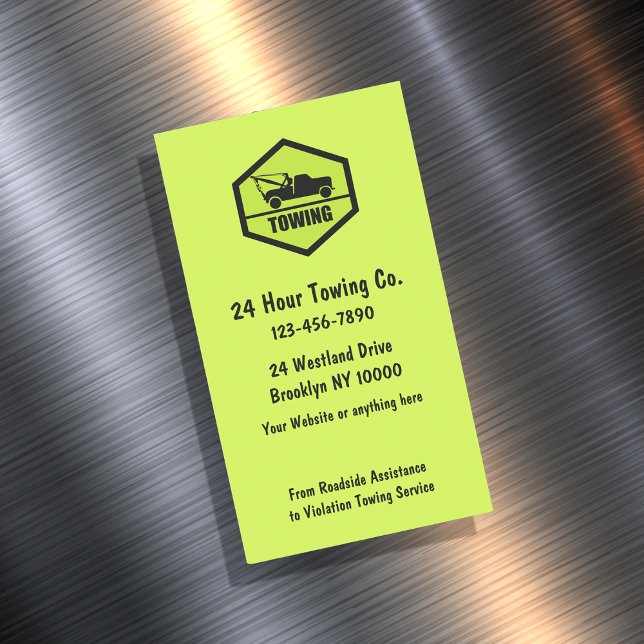 Enkel automatisk bogsering av magnetiska Affärskor Visitkort (Skapare uppladdad)