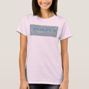 Enkel Avslappnad Fantastisk Mönster Design T-Shirt