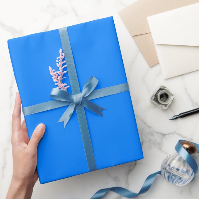 Enkel Azureblå färgnyans Presentpapper (Gifting)