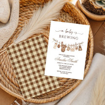 Enkel Baby Bryggs Doodle Kaffe Baby Shower I