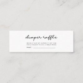 Enkel babydusch, dagstidningsraffel biljett