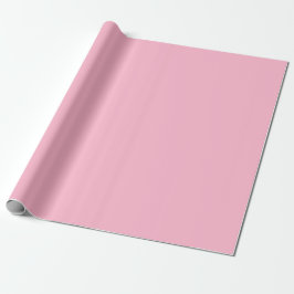 Enkel babyrosa färgnyans presentpapper