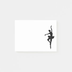 Enkel BallerinaSilhouette Post-it Block
