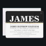 ENKEL BAR MITZVAH modern judisk stjärna svart vit Inbjudningar<br><div class="desc">av kat massard >>> WWW.SIMPLYSWEETPAPERIE.COM <<<</div>