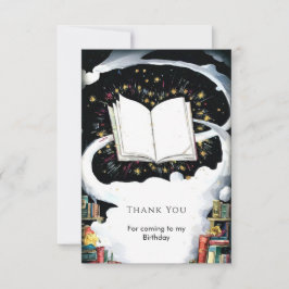 Enkel Barn Saga Saga Födelsedagsbok Tack Kort