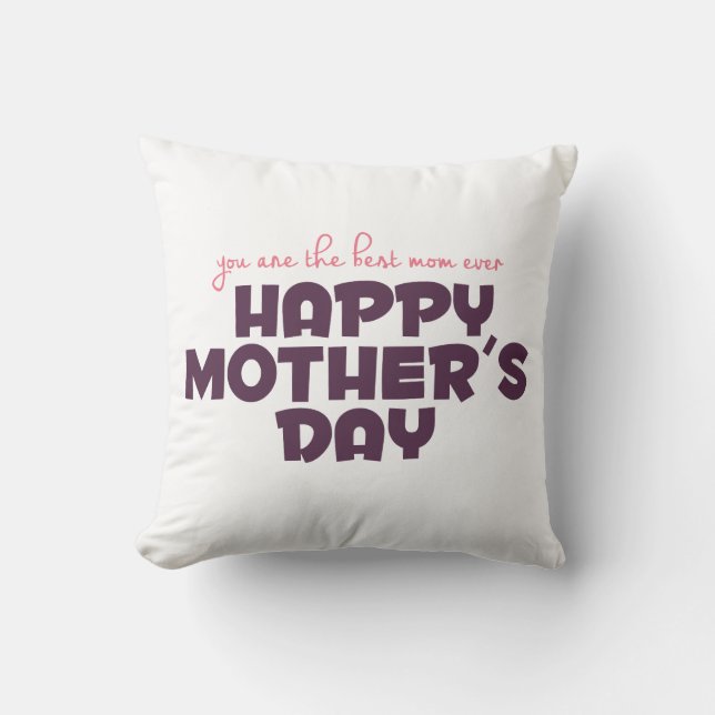 Enkel bästa Mamma någonsin Mors dag | DEKORATIV KU Kudde (Framsida)
