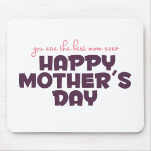 Enkel bästa Mamma någonsin Mors dag Mousepad Musmatta