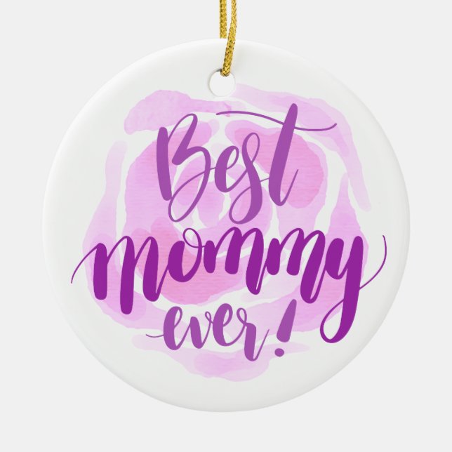 Enkel bästa Mamma någonsin Mors dag | Ornament (Framsidan)