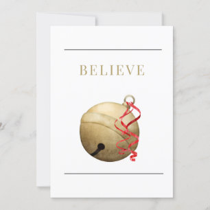 Enkel BELIEVE med Jingle Bell-julen