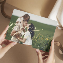 Enkel bild för ren julfamilj