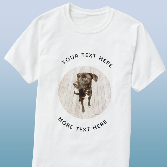 Enkel bild med text t shirt (Skapare uppladdad)