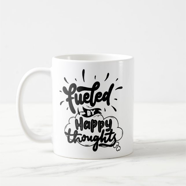 Enkel, billig, fet typografi med fet stil kaffemugg (Vänster)
