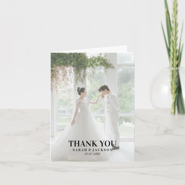 Enkel billigt tack kort (Framsida)