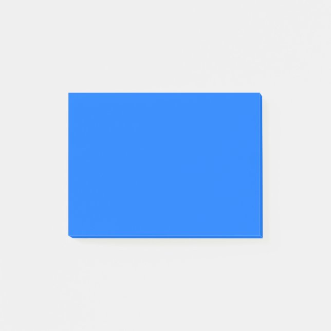 Enkel blå post-it block (Framsida)