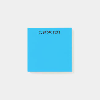 Enkel blå post-it block