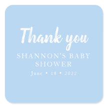 Enkel blå vit Tack för babyskor för pojkar