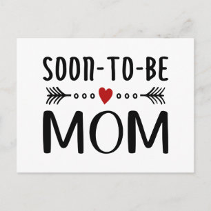 Enkel blivande mamma på mors dag Postkort Vykort