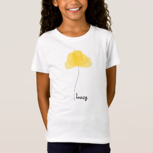 Enkel blom T-Shirt