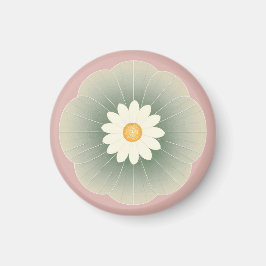 Enkel blomma magnet