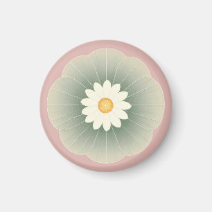 Enkel blomma magnet