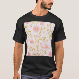 Enkel blomma Mönster T Shirt