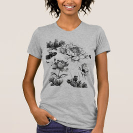 Enkel blomma t shirt