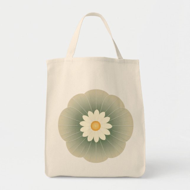 Enkel blomma tygkasse (Framsidan)