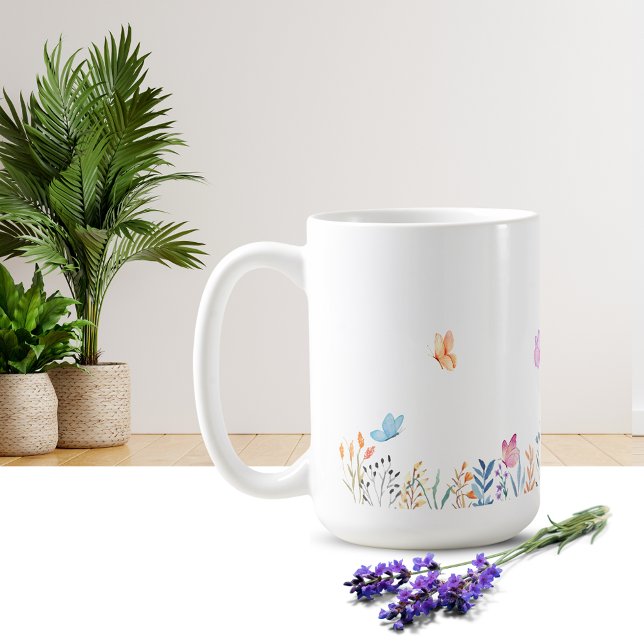 Enkel blommdesign i Mugg (Skapare uppladdad)