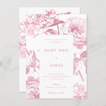 Enkel Blommigt Bröllop vid Eleganten Ro Guld