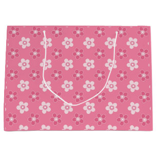 Enkel blommigt, fast rosa mönster återflöde, liten