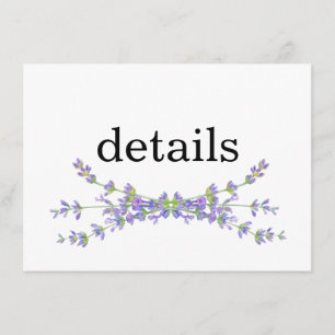 Enkel blommigt för av elegant - minimalistisk lav tilläggskort