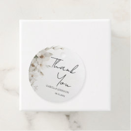 Enkel Blommigt i Elegant Bröllop-rundan Gåvor Etiketter