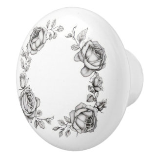 Enkel blomster ring av rosor knopp